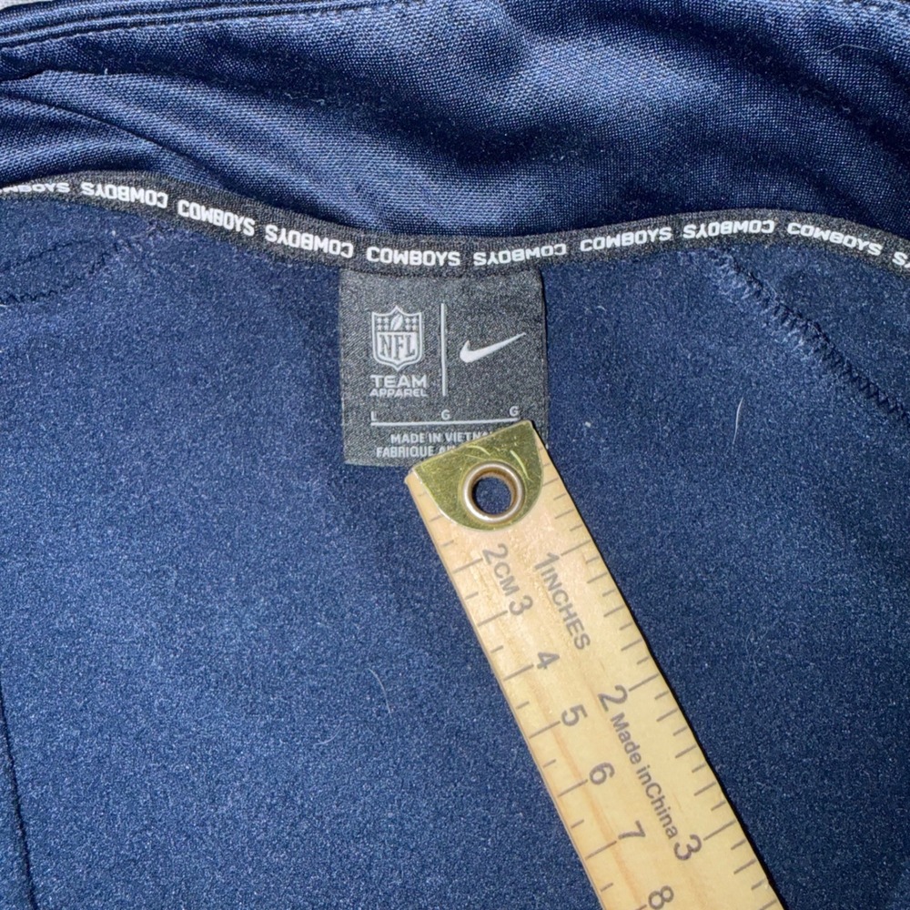 Nike NFL Dallas Cowboys Mens Large Quarter Zip Pullover Football Star Logo - Picture 8 of 10